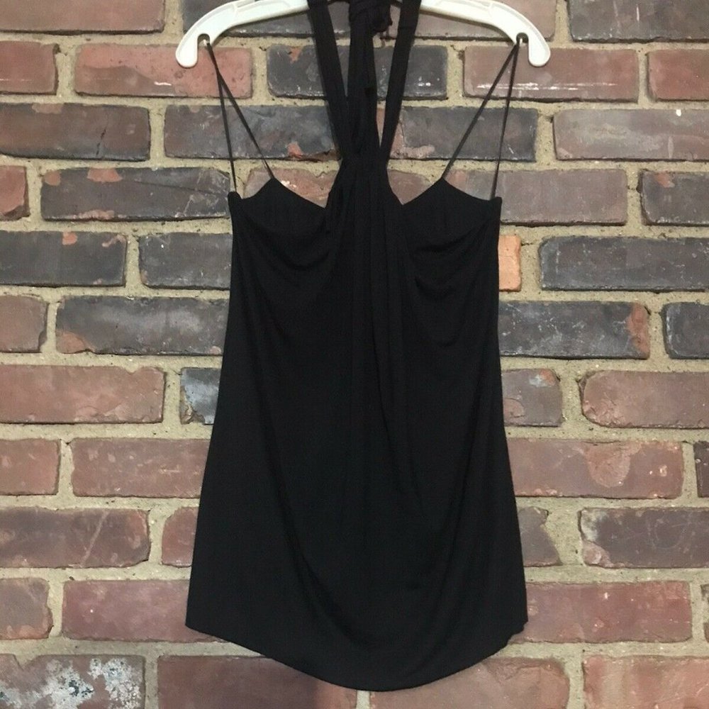 Y2K GUESS halter black top size small
